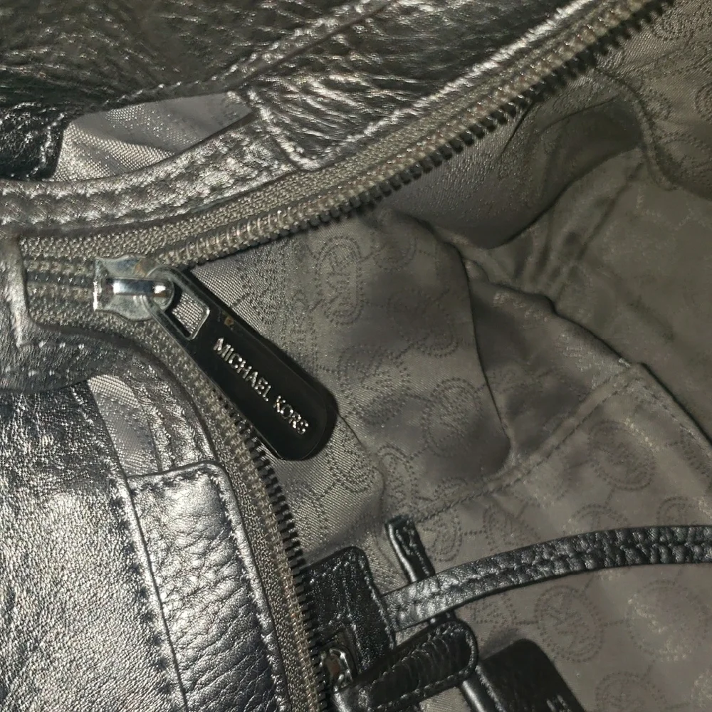 Michael Kors Metallic Bronze Shoulder Bag - Picture 10 of 16